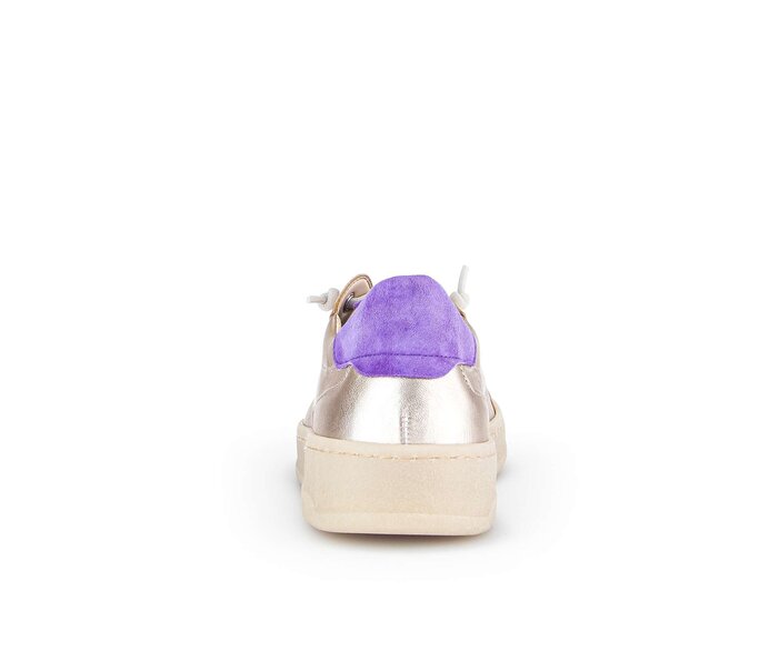 Gabor Sneaker Low Gold - Materialmix Leder