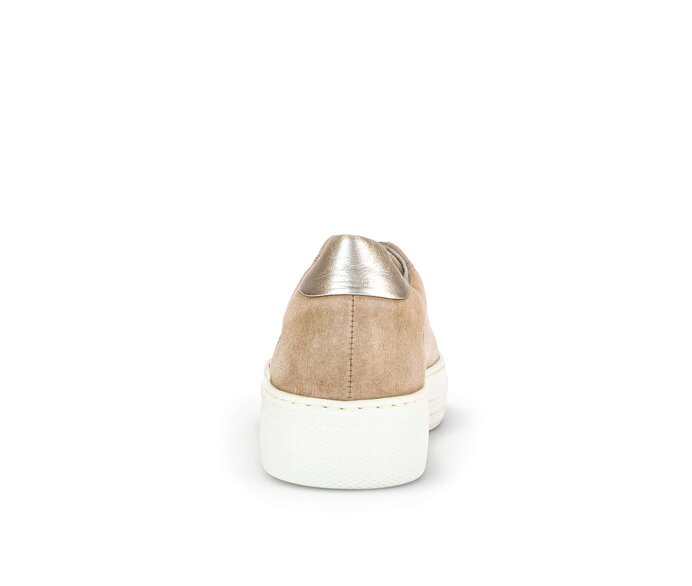 Gabor Sneaker Low Beige - Materialmix Leder/Lederimitat