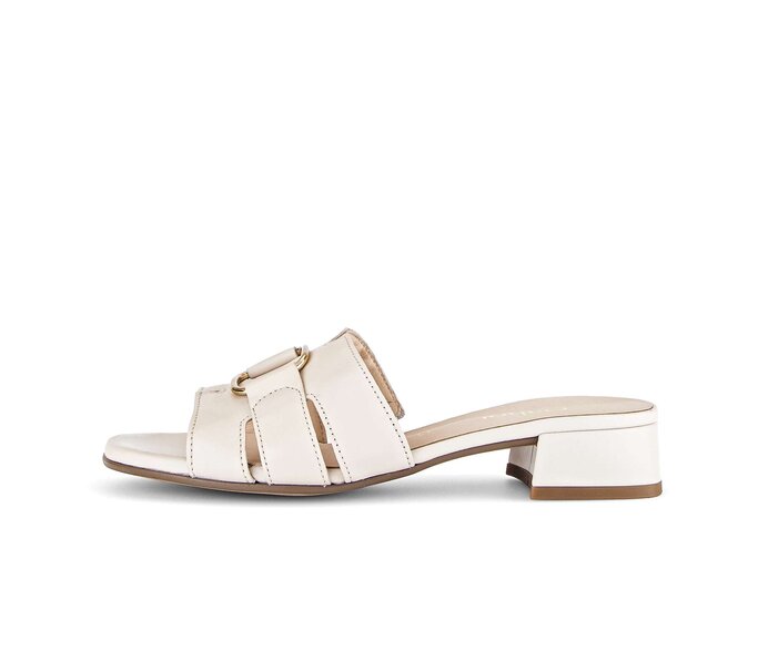 Gabor Pantolette Beige - Glattleder