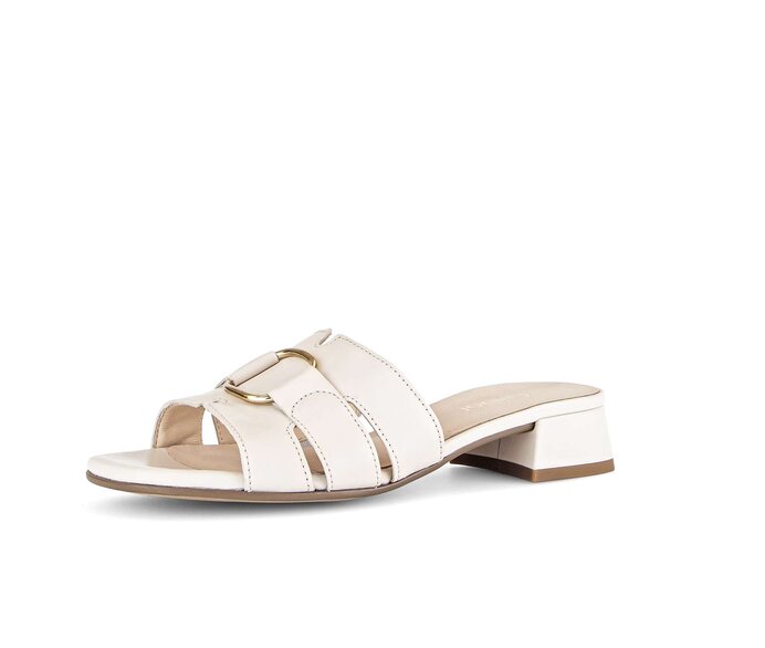 Gabor Pantolette Beige - Glattleder