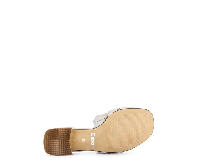 Gabor Pantolette Beige - Glattleder