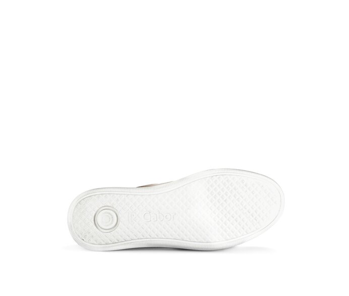 Gabor Sneaker Low Beige - Materialmix Leder