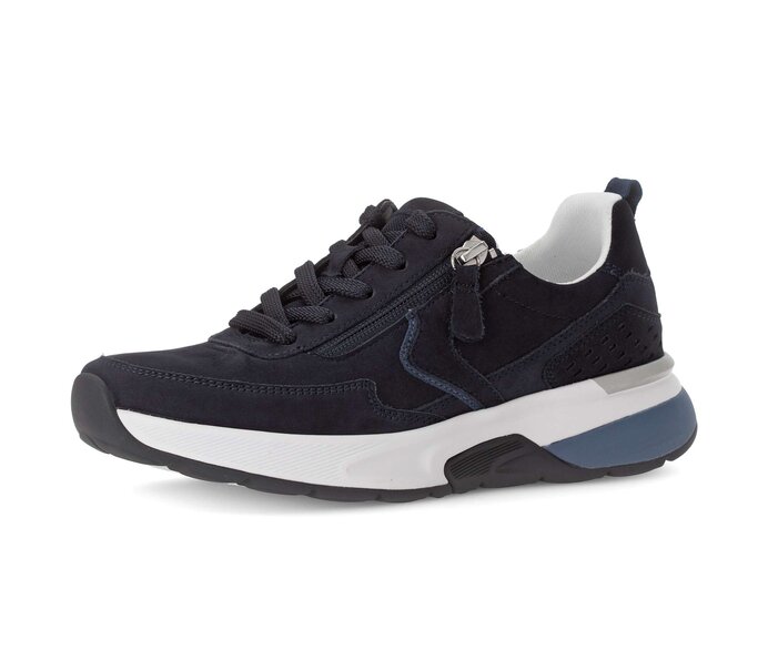 Gabor Sneaker Low Blau - Rauleder