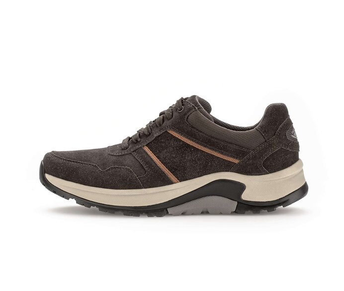 Gabor Rollingsoft Sneaker Low Braun - Materialmix Leder/Textil