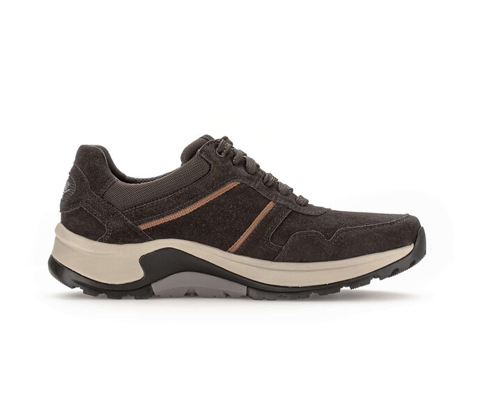 Gabor Rollingsoft Sneaker Low Braun - Materialmix Leder/Textil