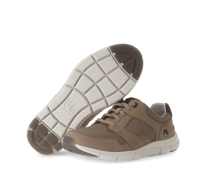 Pius Gabor Sneaker Low Beige - Materialmix Leder/Textil