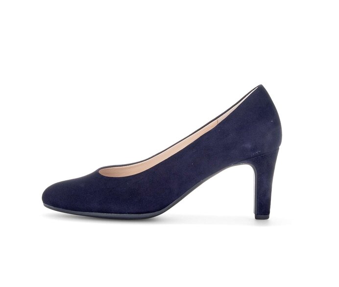 Gabor Eleganter Pumps Blau - Rauleder