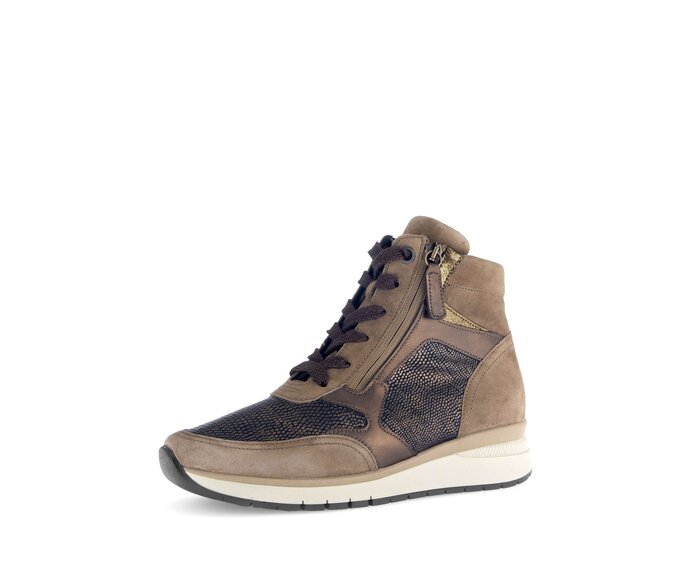 Gabor Sportliche Stiefelette Multicolour - Materialmix Leder/Lederimitat