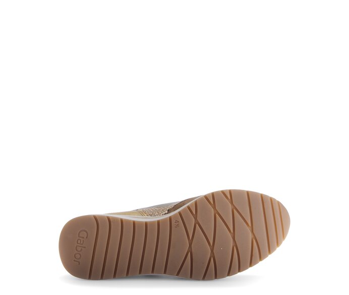 Gabor Sneaker Low Braun - Materialmix Leder
