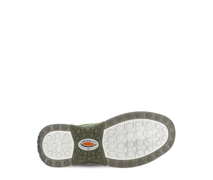 Gabor Sneaker Low Grün - Materialmix Leder/Lederimitat