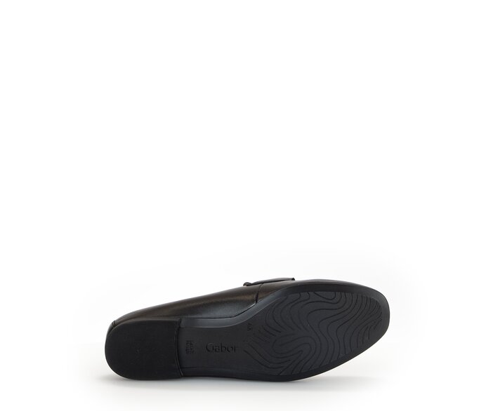 Gabor Slipper Schwarz - Glattleder