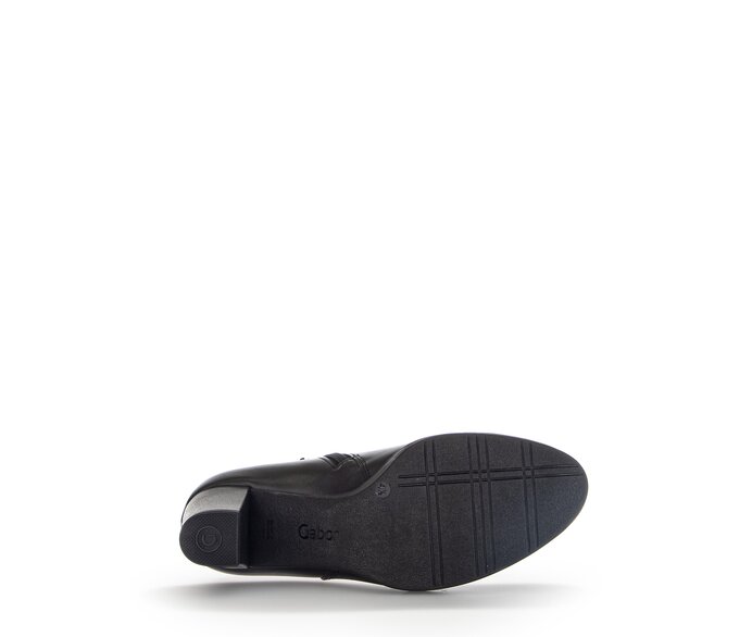 Gabor Plateau Stiefelette Schwarz - Glattleder