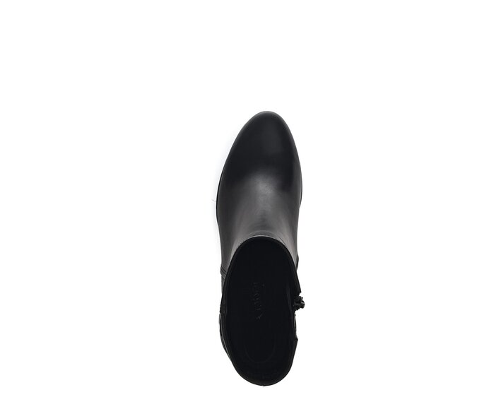Gabor Plateau Stiefelette Schwarz - Glattleder