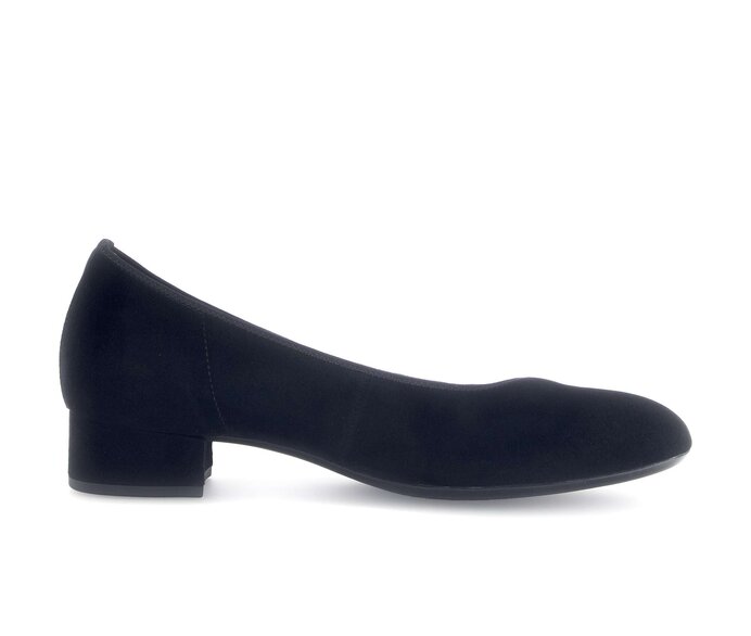 Gabor Eleganter Pumps Schwarz - Rauleder