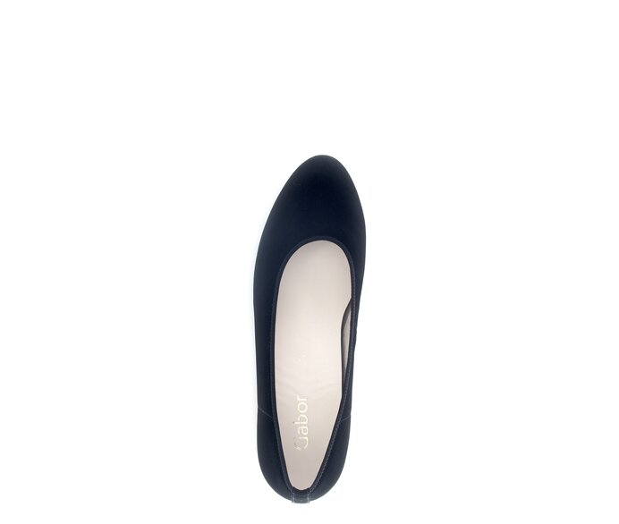 Gabor Eleganter Pumps Schwarz - Rauleder