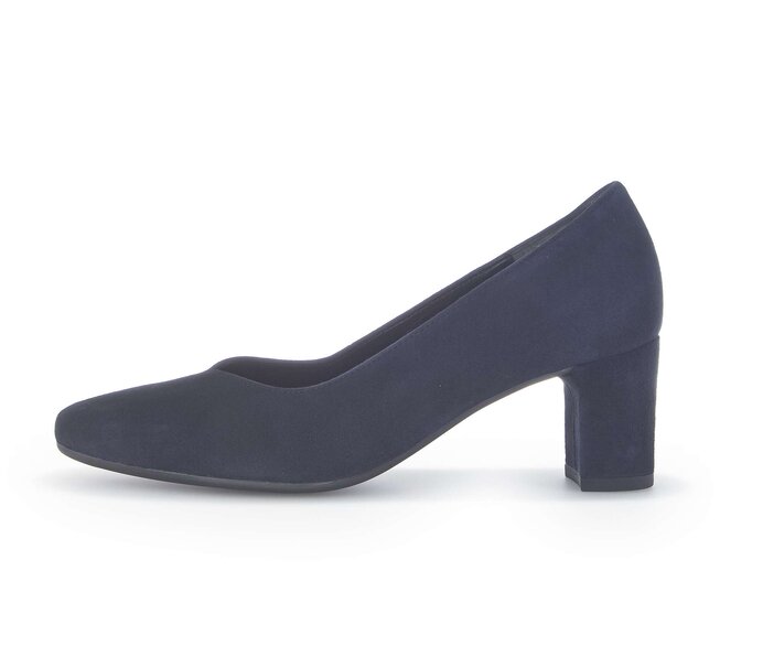 Gabor Eleganter Pumps Blau - Rauleder