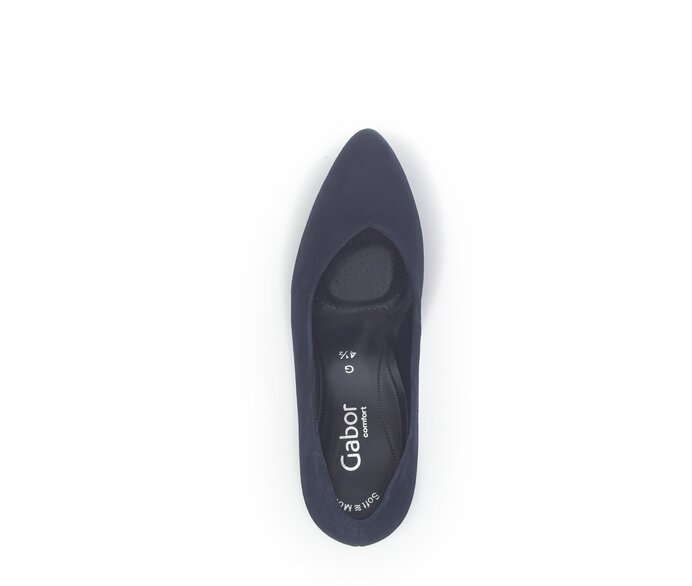 Gabor Eleganter Pumps Blau - Rauleder