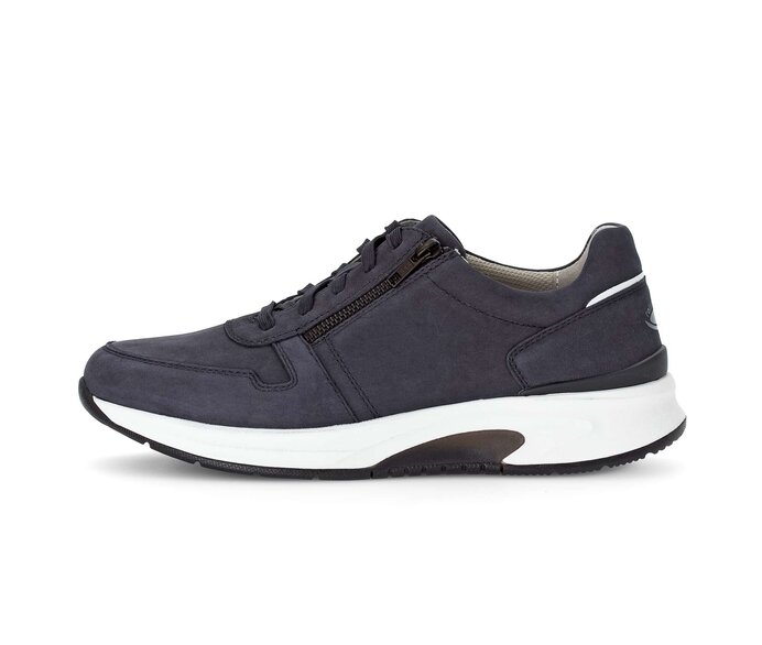 Gabor Rollingsoft Sneaker Low Blau - Nubuk