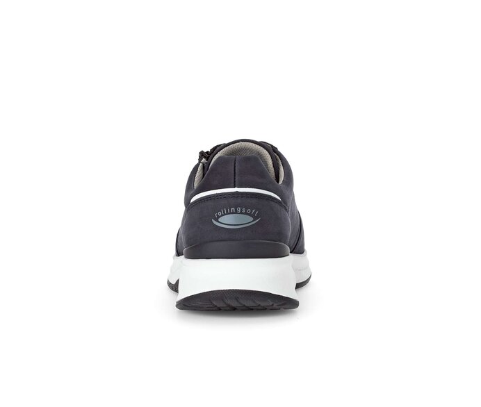 Gabor Rollingsoft Sneaker Low Blau - Nubuk