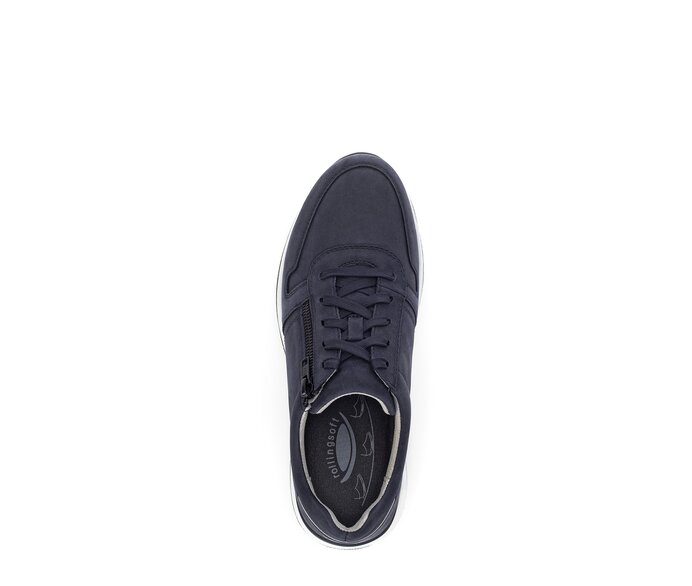 Gabor Rollingsoft Sneaker Low Blau - Nubuk