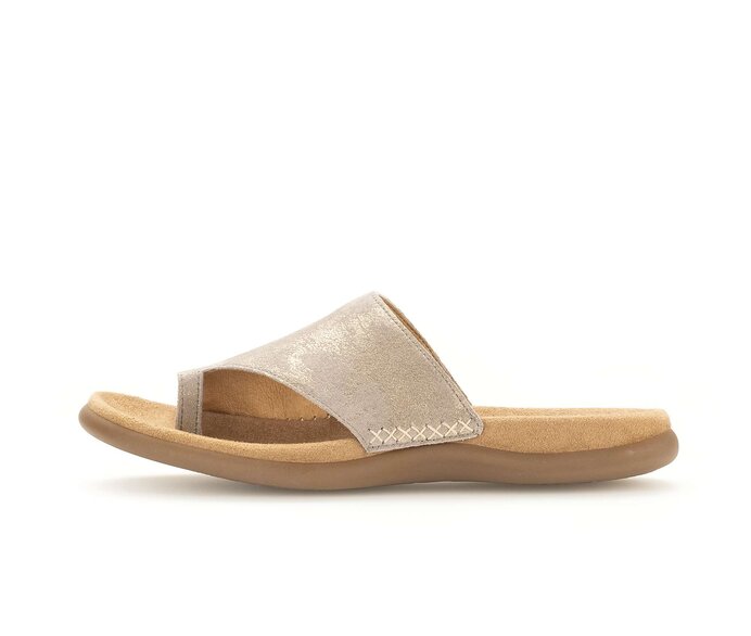 Gabor Zehentrenner Beige - Effektleder