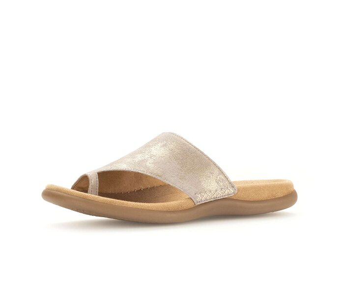 Gabor Zehentrenner Beige - Effektleder
