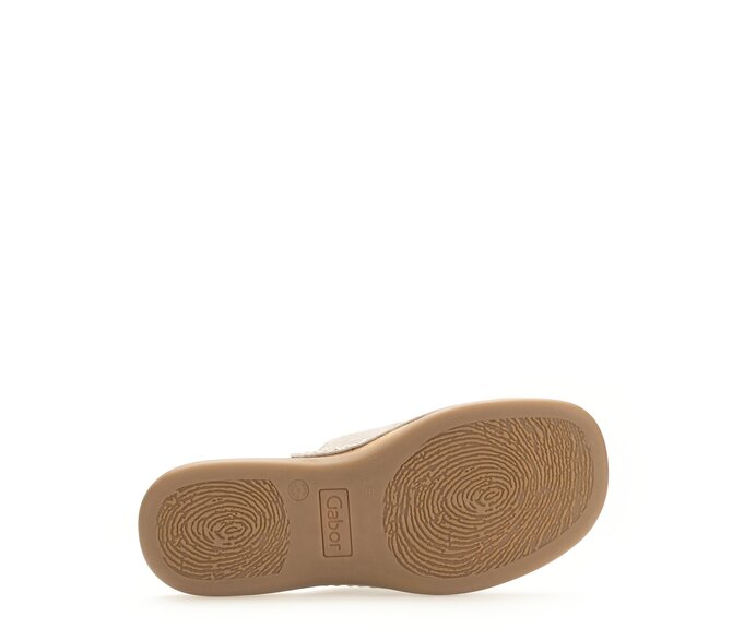 Gabor Zehentrenner Beige - Effektleder