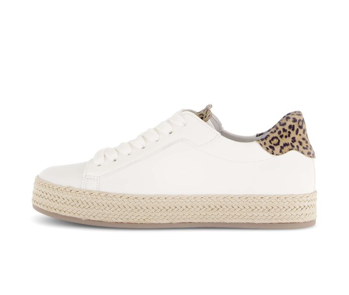 Gabor Sneaker Low Creme - Materialmix Leder