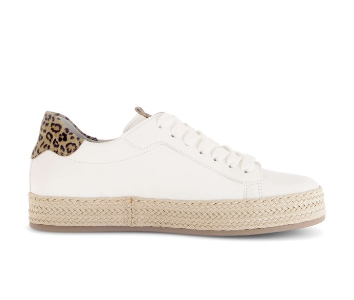 Gabor Sneaker Low Creme - Materialmix Leder