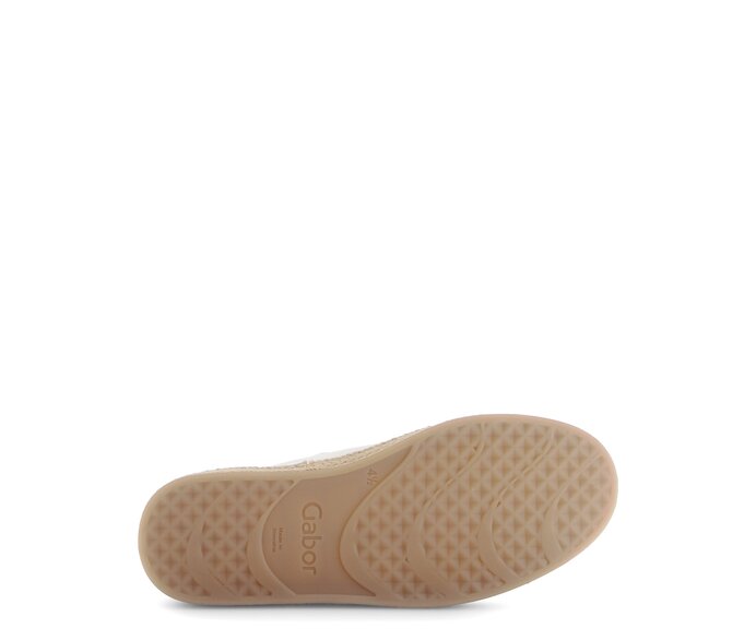 Gabor Sneaker Low Creme - Materialmix Leder