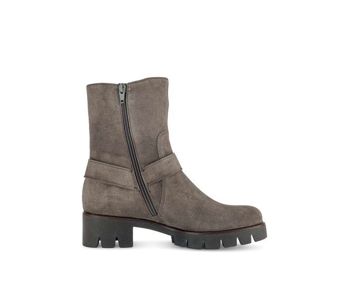 Gabor Biker Boots Braun - Rauleder