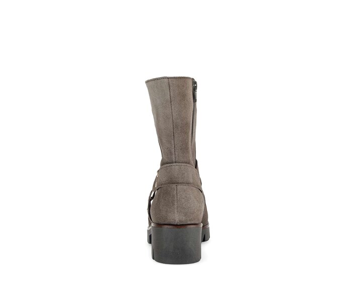 Gabor Biker Boots Braun - Rauleder