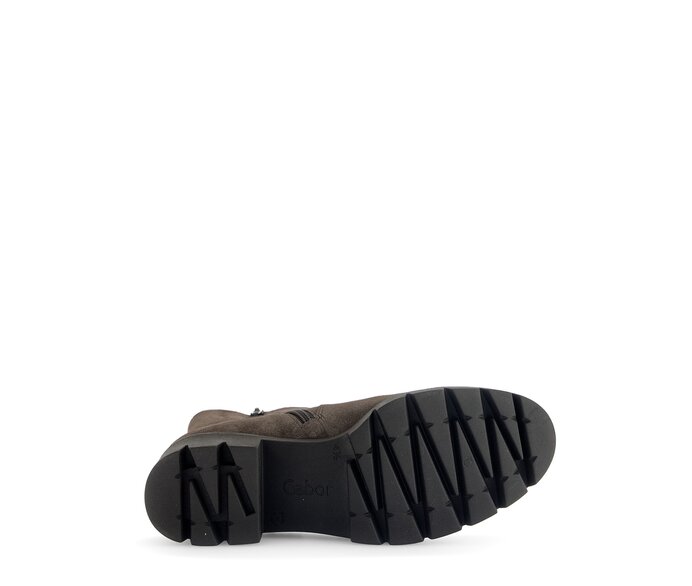 Gabor Biker Boots Braun - Rauleder