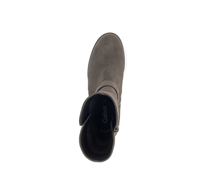 Gabor Biker Boots Braun - Rauleder