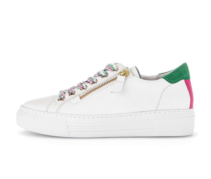 Gabor Sneaker Low Weiß - Glattleder
