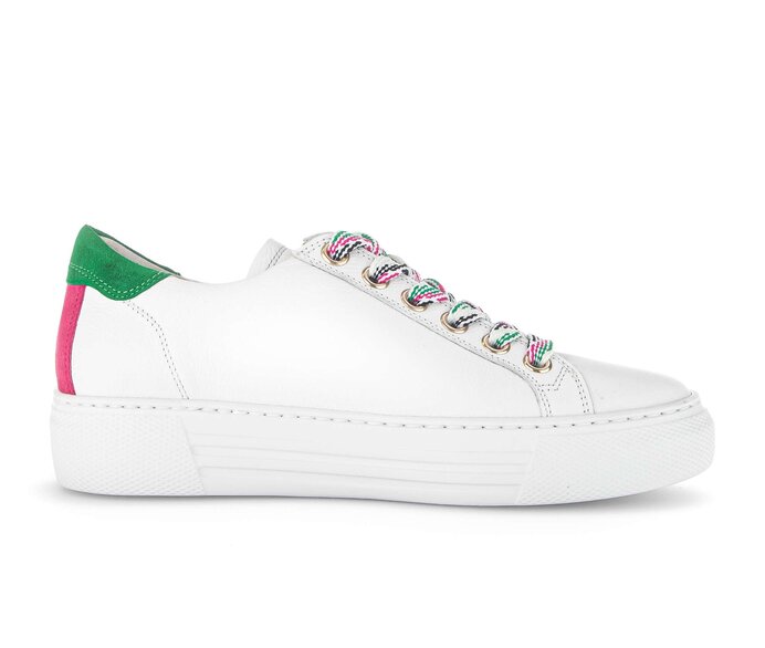 Gabor Sneaker Low Weiß - Glattleder