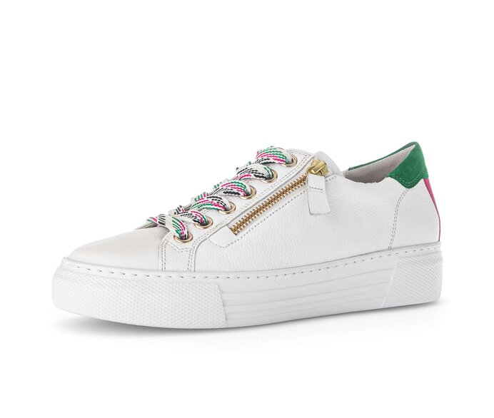 Gabor Sneaker Low Weiß - Glattleder