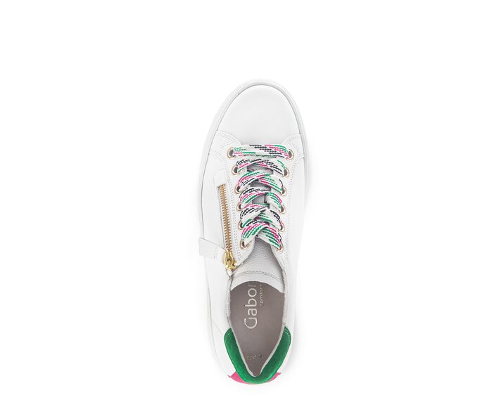 Gabor Sneaker Low Weiß - Glattleder