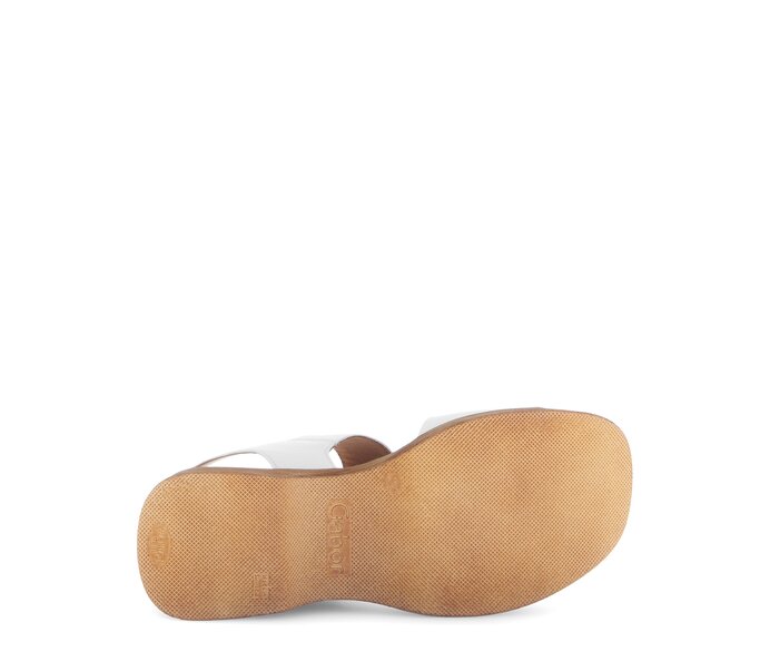 Gabor Riemchensandale Creme - Glattleder