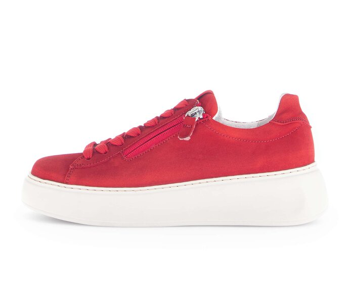 Gabor Sneaker Low Rot - Rauleder