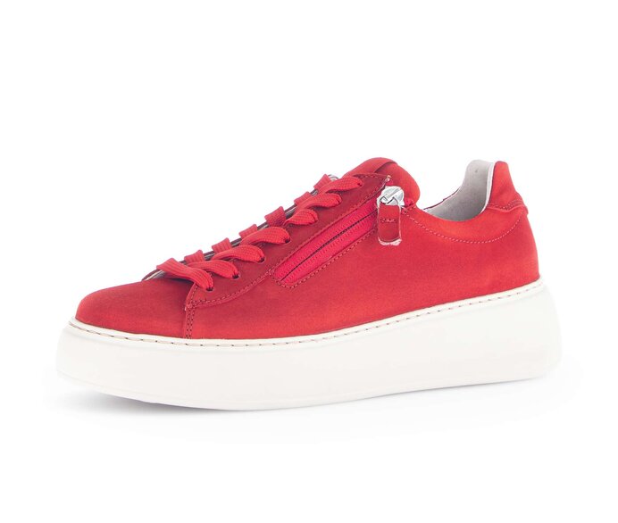 Gabor Sneaker Low Rot - Rauleder