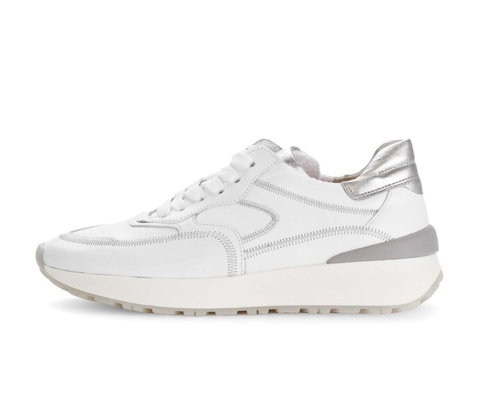 Gabor Sneaker Low Weiß - Glattleder