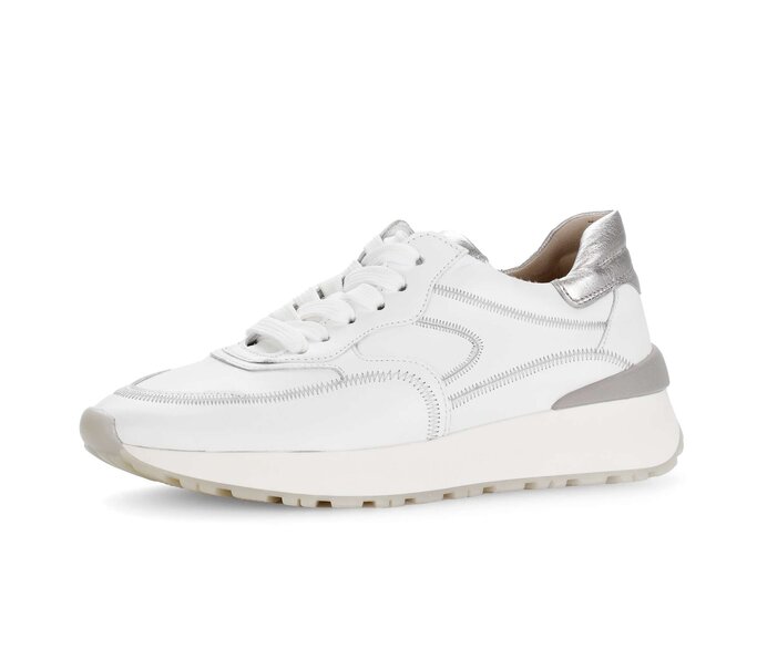 Gabor Sneaker Low Weiß - Glattleder