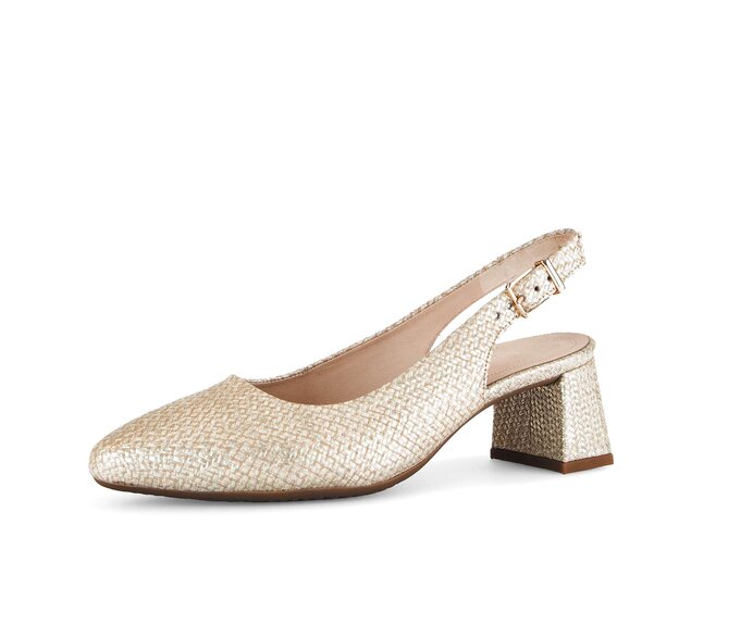 Gabor Slingpumps Beige - Effektleder