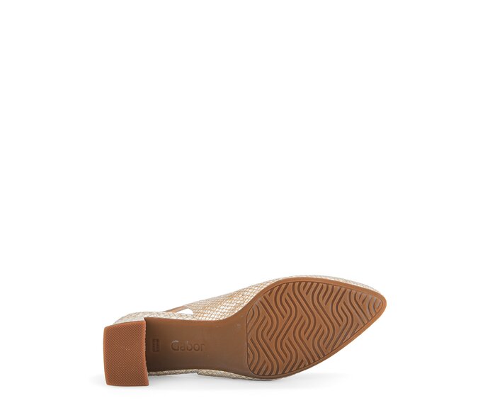 Gabor Slingpumps Beige - Effektleder