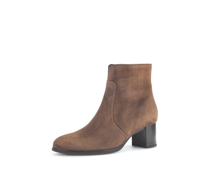 Gabor Elegante Stiefelette Braun - Rauleder
