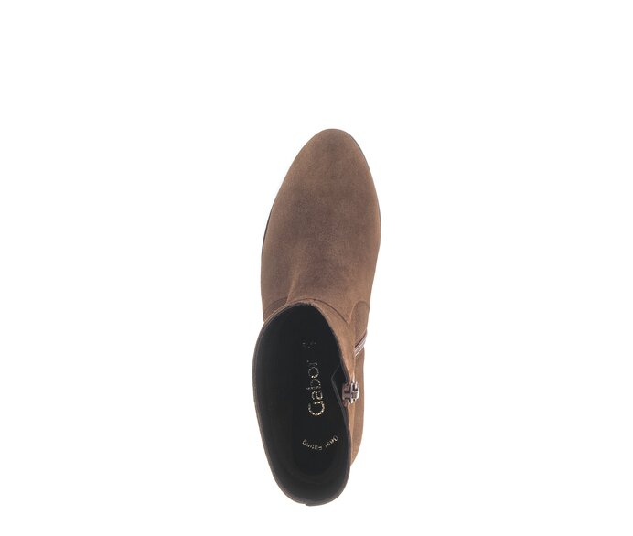 Gabor Elegante Stiefelette Braun - Rauleder