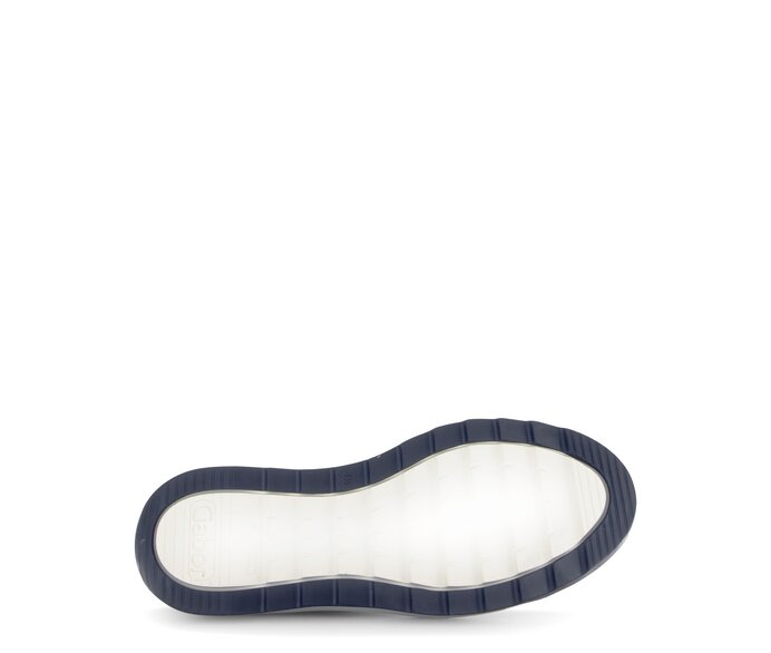 Gabor Sneaker Low Blau - Materialmix Leder