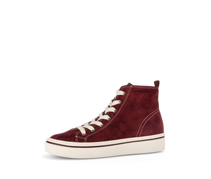 Gabor Sneaker High Rot - Rauleder