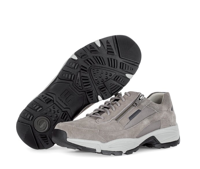 Pius Gabor Sneaker Low Grau - Materialmix Leder/Textil